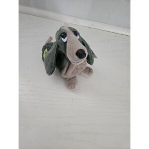 Rare Green Hush Puppies Special Edition Bean Bag Plush 5"‎ Dog New